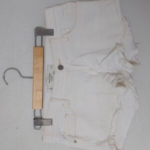 Vintage Abercrombie & Fitch white jean short